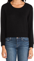 Thumbnail for your product : Monrow Ash French Terry Cropped Vintage Sweatshirt