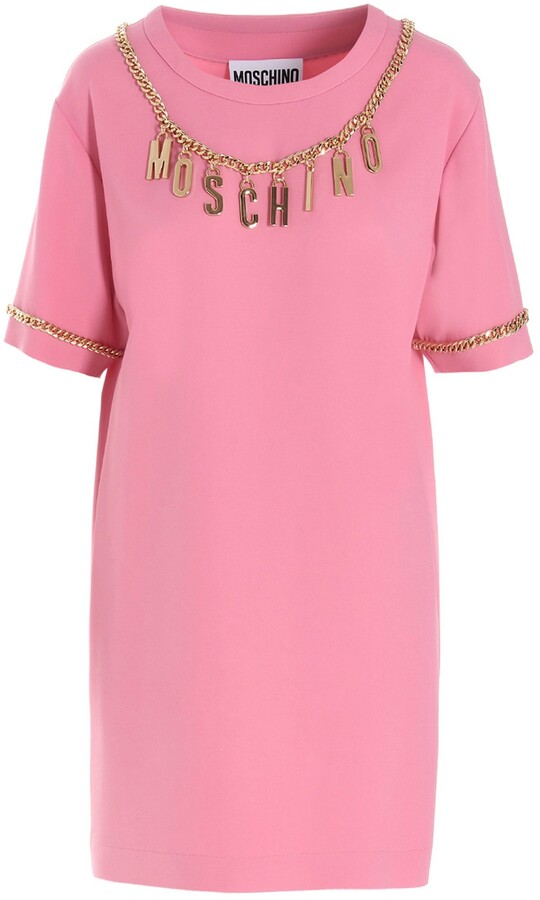 moschino pink dress