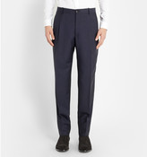 Thumbnail for your product : Balenciaga Pleat-Front Wool and Mohair-Blend Trousers