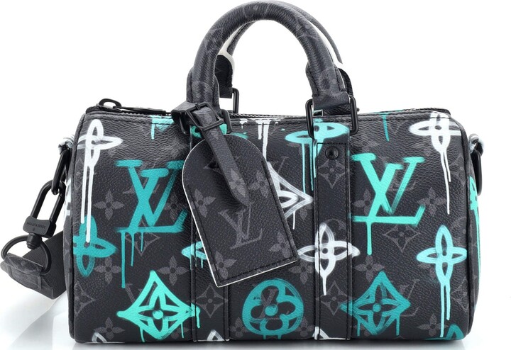 Louis Vuitton Speedy Bandouliere Bag Stardust Monogram Empreinte Leather 20  Blue 2326587