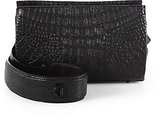 Thumbnail for your product : Alexander Wang Crocodile-Embossed Pelican Sling Bag/Matte Black