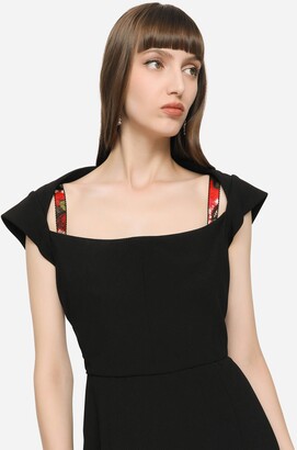 Dolce & Gabbana Cady fabric mini dress