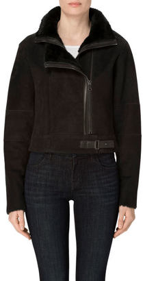 J Brand Camilla Shearling Jacket In Black