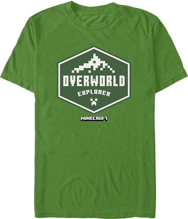 Minecraft Men's Overworld Explorer Graphic Tee