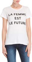 Thumbnail for your product : French Connection La Femme Est Le Future Tee