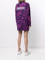 Thumbnail for your product : A Bathing Ape Camouflage-Print Sweatshirt Dress