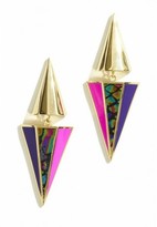 Thumbnail for your product : Magid Sarah Double Dagger Earrings, Pink