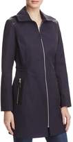 Thumbnail for your product : Via Spiga Infinity Faux-Leather Trim Raincoat