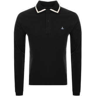 Vivienne Westwood Long Sleeve Polo T Shirt Black
