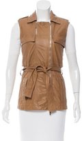 Thumbnail for your product : Gucci Leather Belted Vest