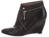 Thumbnail for your product : Belle by Sigerson Morrison Pointed-Toe Wedge Booties