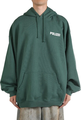 トップス VETEMENTS - POLIZEI Print Hoodie Vetements Polizei print hoodie - ShopStyle