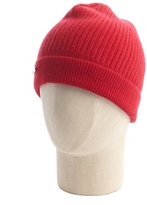 Thumbnail for your product : Burberry military red wool-cashmere blend knit hat