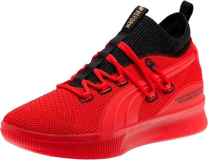 red puma basketball shoes