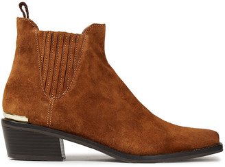 DKNY Michelle Suede Ankle Boots