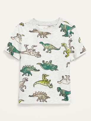 Coralup Little Boys Dinosaur Long Sleeve Clothing T-Shirt Cotton Sweatshirt Undershirt Tops for Kids 18Months-8Years