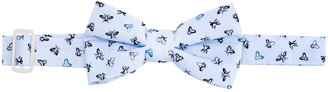 Simonetta fly print bow tie