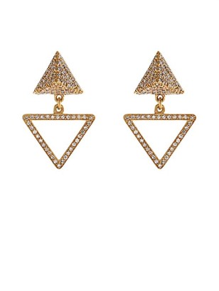 Ileana Makri White diamond & yellow-gold earrings