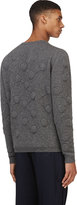 Thumbnail for your product : Christopher Kane Grey Cashmere 3D Molecule Sweater