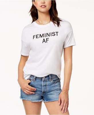 Carbon Copy Cotton Feminist Graphic T-Shirt