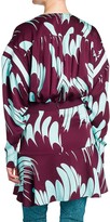 Thumbnail for your product : Stella McCartney Maisie Abstract Print Front-Twist Minidress