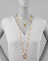 Thumbnail for your product : Rebecca Minkoff Framed Rhinestone Necklace (Stylist Pick!)