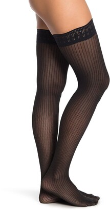 Wolford Trinity Stay-Up Thigh High Tights