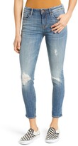 Thumbnail for your product : Vigoss Jagger Destructed Crop Skinny Jeans