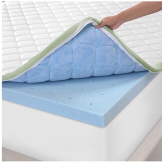 Sensorpedic 3In Ultimate Cooling Luxury Quilted Memory Foam Bed Topper