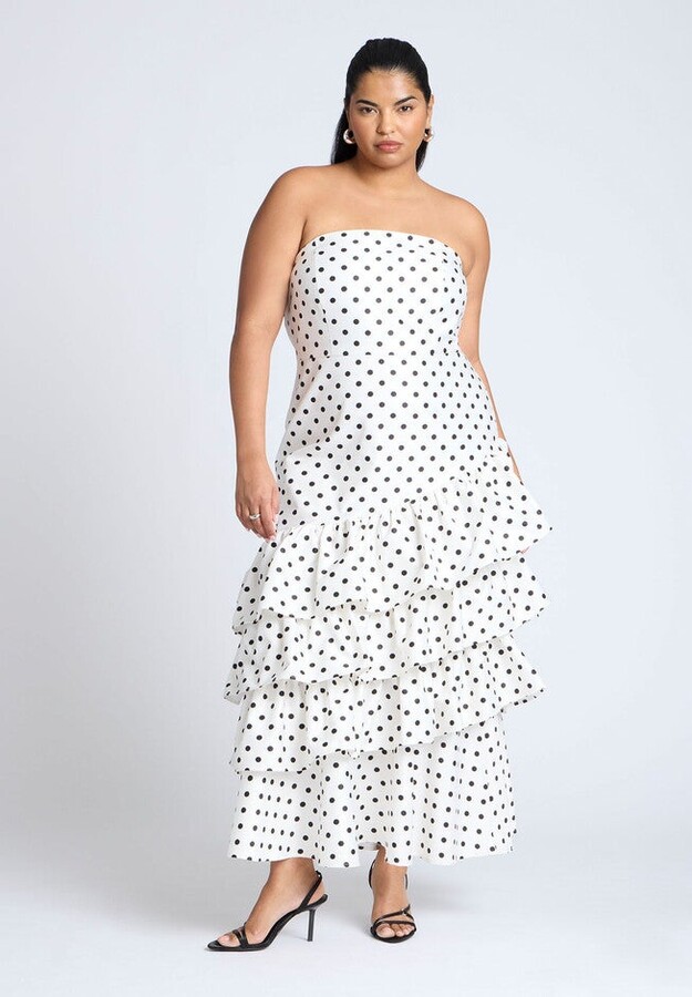 Ruffle Dot Gown