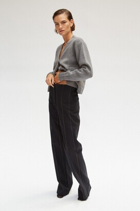Thakoon Pinstripe High Waisted Trouser - ShopStyle Pants