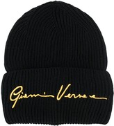 Thumbnail for your product : Versace Embroidered Logo Beanie