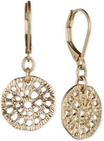 Thumbnail for your product : lonna & lilly Gold-Tone Textured Disc Drop Earrings