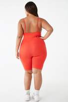 Thumbnail for your product : Forever 21 Plus Size Stretch Cami Romper