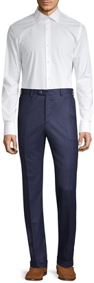 Brioni Solid Pleat Wool & Cashmere Trousers