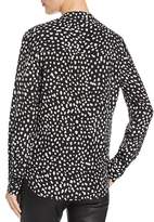 Thumbnail for your product : Anine Bing Holly Printed Silk Blouse
