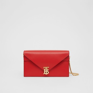 Burberry Small Leather TB Envelope Clutch