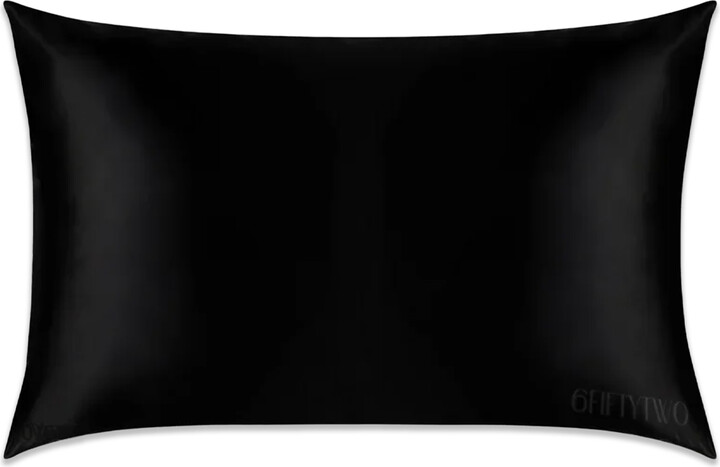 6Fiftytwo® Pure Mulberry Silk Pillowcase - Black