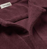 Thumbnail for your product : Camoshita Camp-Collar Cotton-Blend Terry Polo Shirt