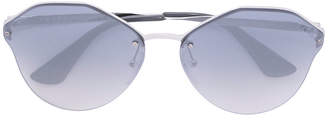 Prada Eyewear oversized rimless sunglasses