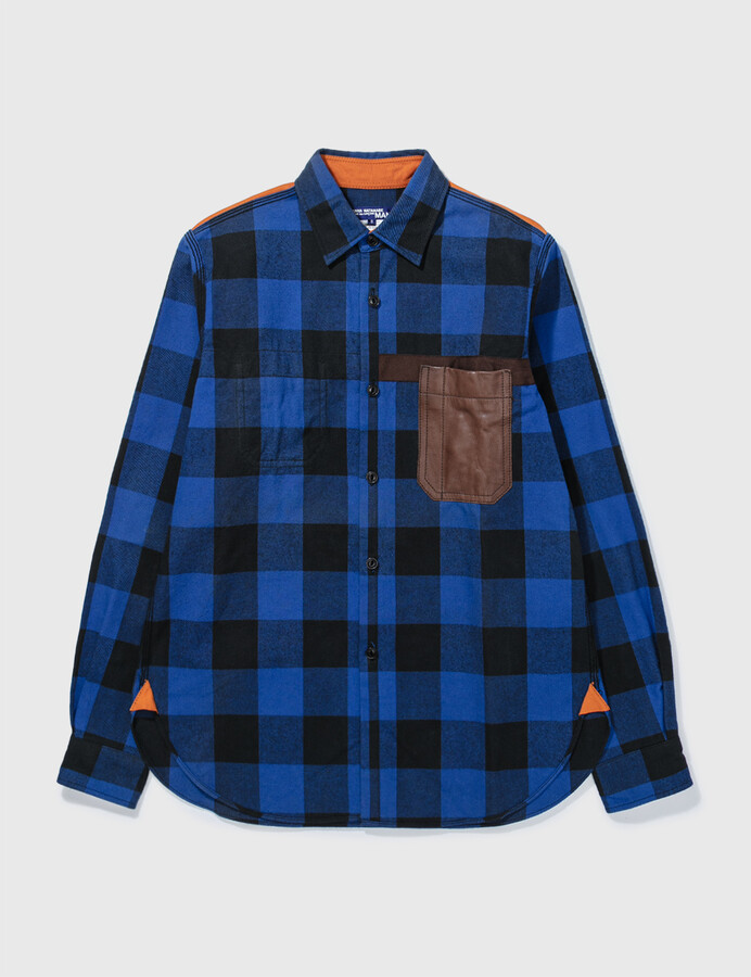 mens shirts with leather elbow patches