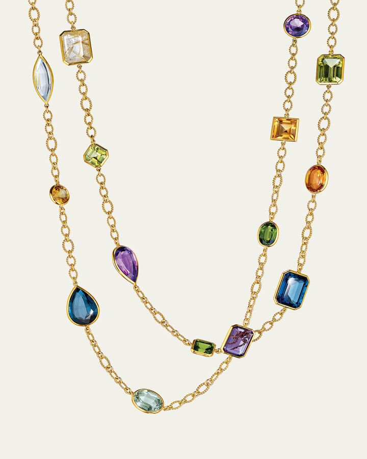 Verdura 18K Yellow Gold Confetti Necklace