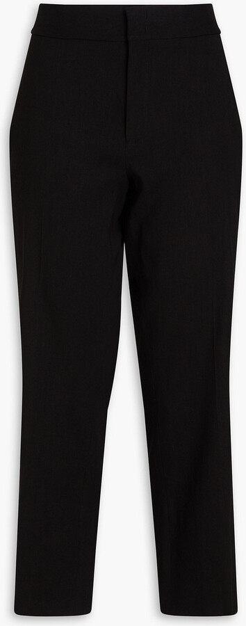 ANOTHER TOMORROW Hemp-blend crepe kick-flare pants