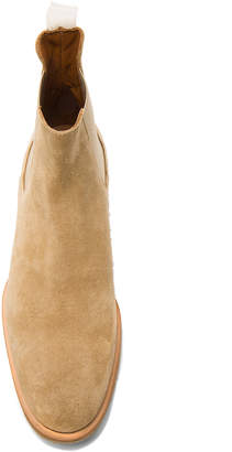 Common Projects Suede Chelsea Boots in Tan | FWRD