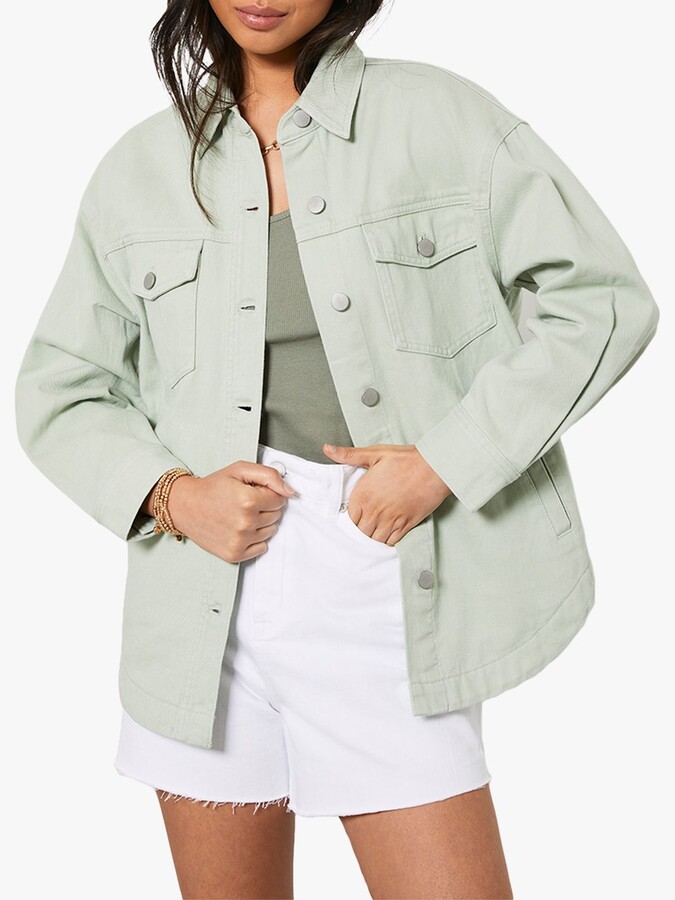 mint velvet green jacket