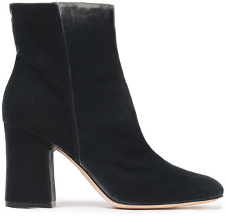 dark gray ankle boots