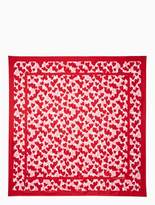 Thumbnail for your product : Kate Spade heart party square scarf