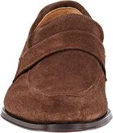 Thumbnail for your product : Barneys New York Men's Suede Apron-Toe Loafers - Dk. brown