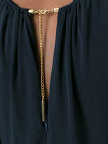 Thumbnail for your product : MICHAEL Michael Kors metallis choker neck gown