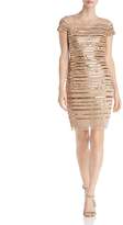 Thumbnail for your product : Adrianna Papell Embellished Stripe Dress